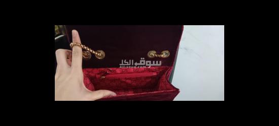 حقيبة يد مع خزام دهبي جديد - 3