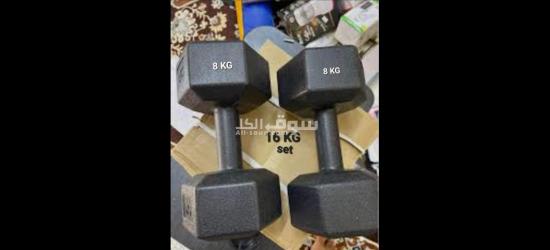 dumbbells set 9+9=18 kg set. free delivery - 2